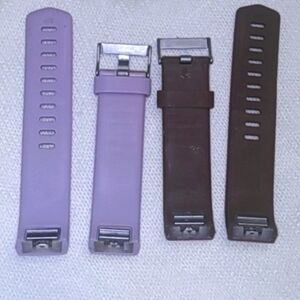 🛍️ BUNDLE ONLY 🛍️FITBIT CHARGE WRISTBAND REPLACEMENTS PURPLE & BROWN